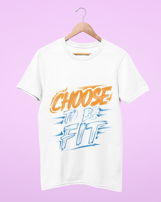 Funky Fox Chose to Be Fit T-Shirt – Own Your Fitness Journey