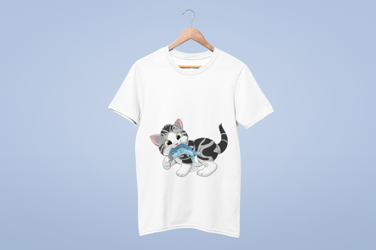 Funky Fox Cat Lover T-Shirt – Purrfect Everyday Wear