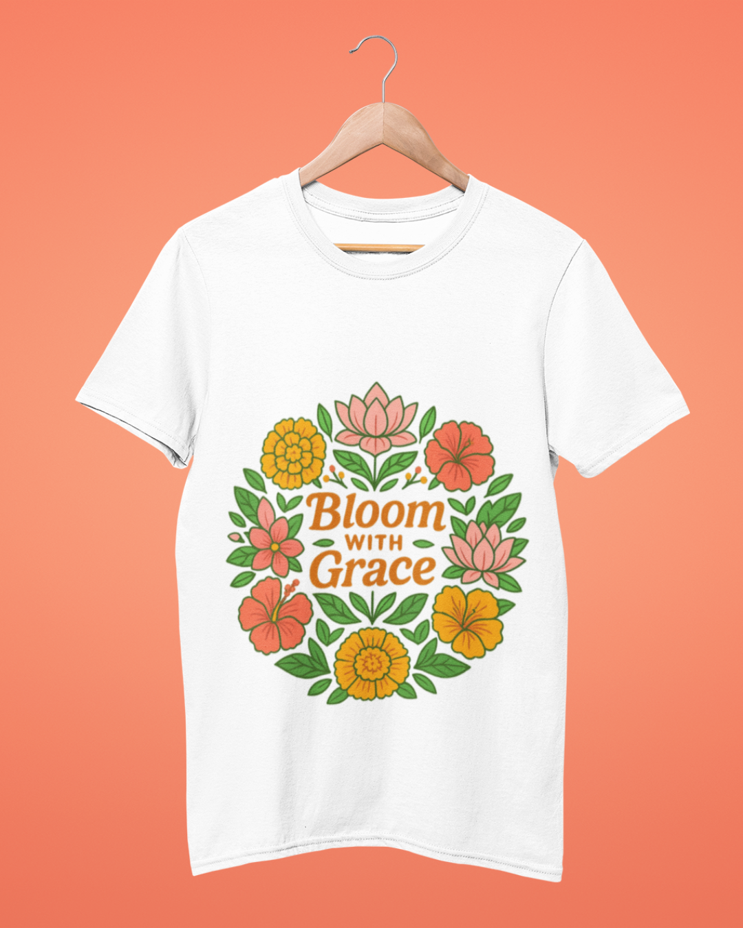 Funky Fox Gloom With Grace Oversize T-Shirt – Botanical Streetwear